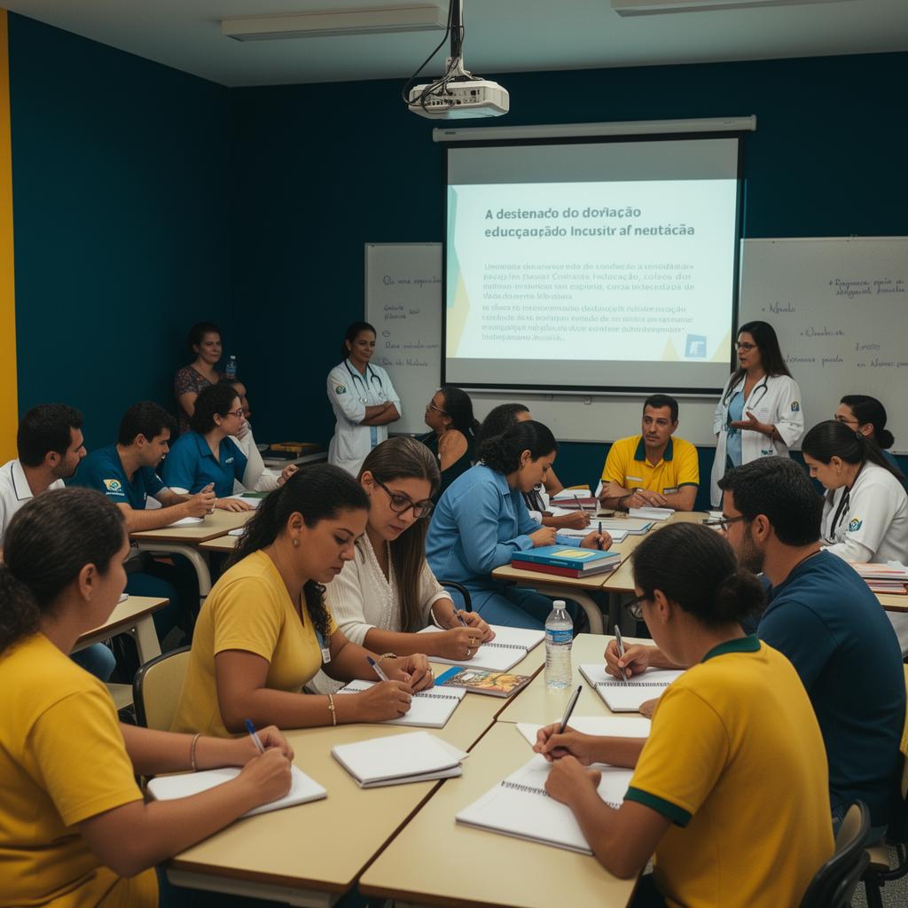 Profissionais em formação educacional